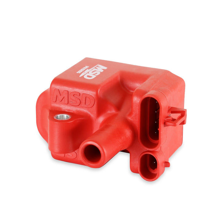 MSD Ignition Coil - Pro Power Series - GM LS1/LS6 Engines - Red - 8-Pack | SKU 82858