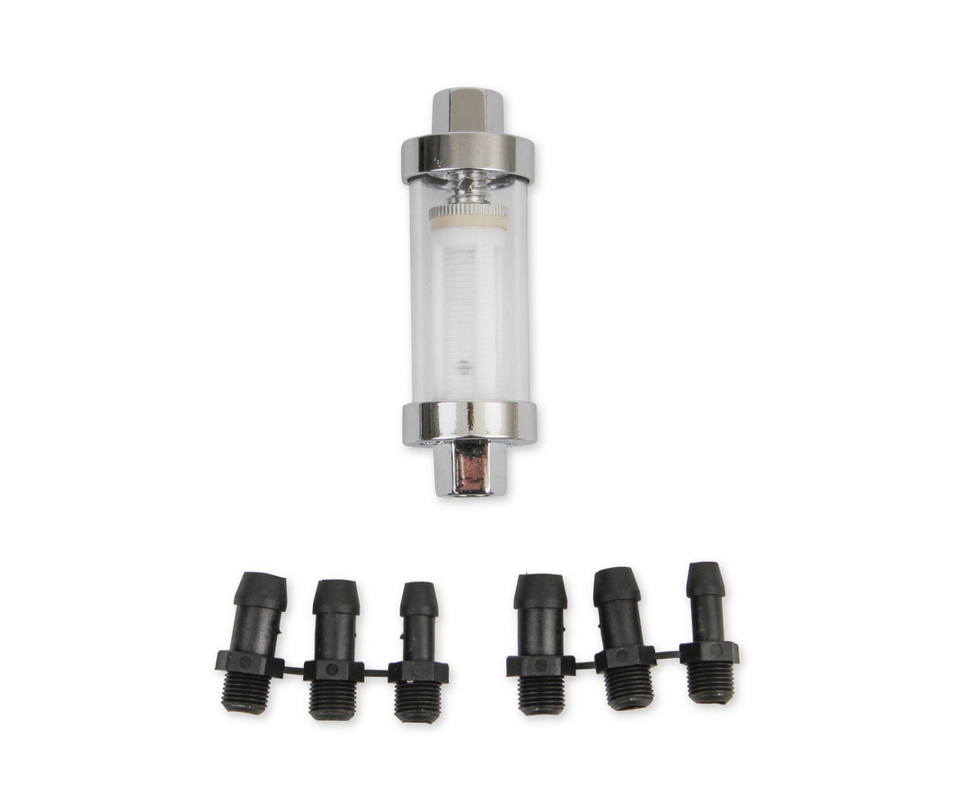 Mr. Gasket Clearview Inline Fuel Filter | SKU 9706