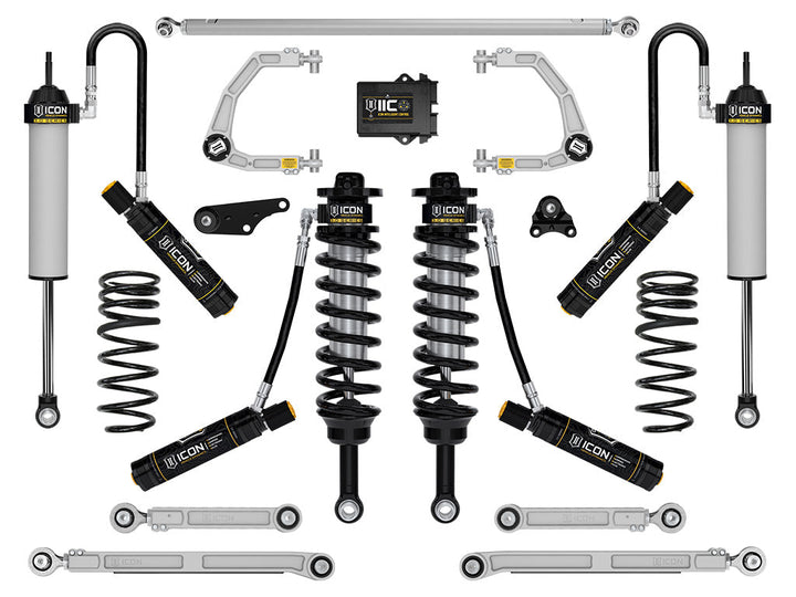 ICON 2025-2026 Toyota 4Runner 4WD Hybrid 2.25-3" Lift Stage 2 3.0 Suspension w/CDEV Billet
