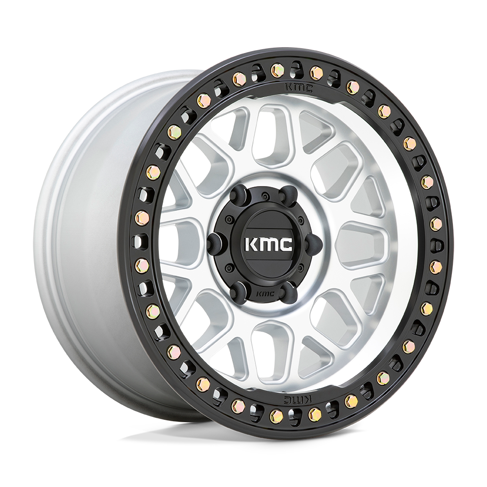KMC KM549 GRS Wheel - Machined w/ Satin Black Lip