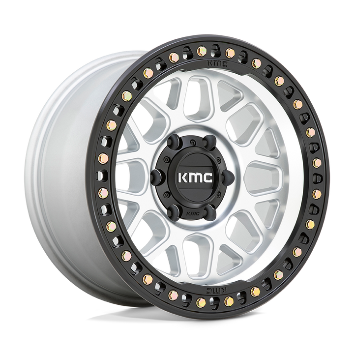 KMC KM549 GRS Wheel - Machined w/ Satin Black Lip