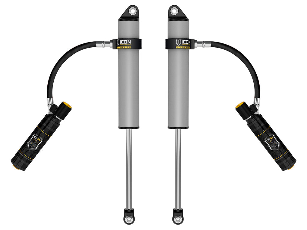 ICON 2017-2026 Ford F-250/350 Super Duty 4WD 0-3" Lift Rear V.S 3.0 Shocks Remote Res w/CDEV Pair