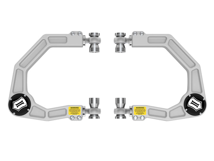 ICON 2021-2026 Ford Bronco Billet Upper Control Arms with Delta Joint Pro Kit (48500DJ)