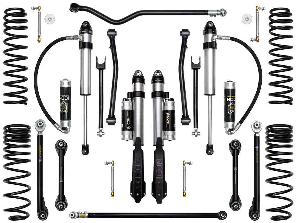 ICON 2020-Up Jeep Gladiator 2.5" Lift Stage 8 Suspension System Tubular UCA (K22108T)
