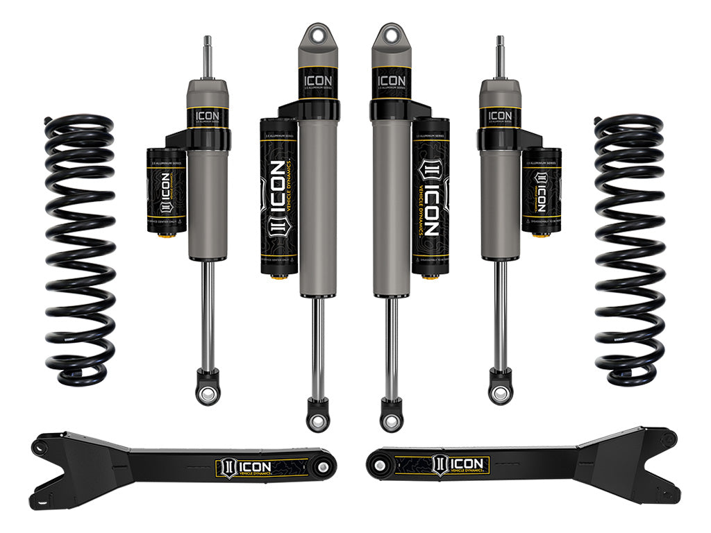 ICON 2023-2026 Ford F-250/350/450 Super Duty 4WD Diesel 2.5" Lift Stage 2 Suspension w/Radius Arms