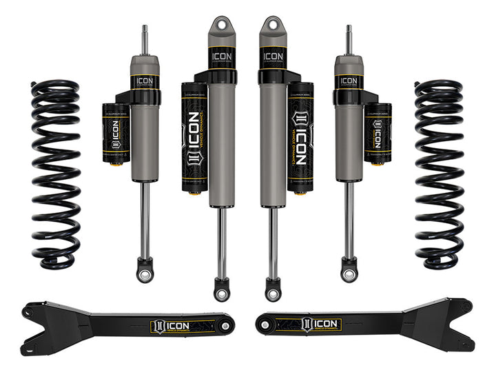 ICON 2023-2026 Ford F-250/350/450 Super Duty 4WD Diesel 2.5" Lift Stage 2 Suspension w/Radius Arms