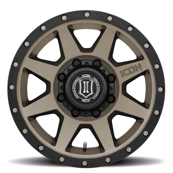 ICON Alloys Rebound HD Bronze 17x8.5 8x6.5 13mm Offset 5.25" BS (1817858052BR)