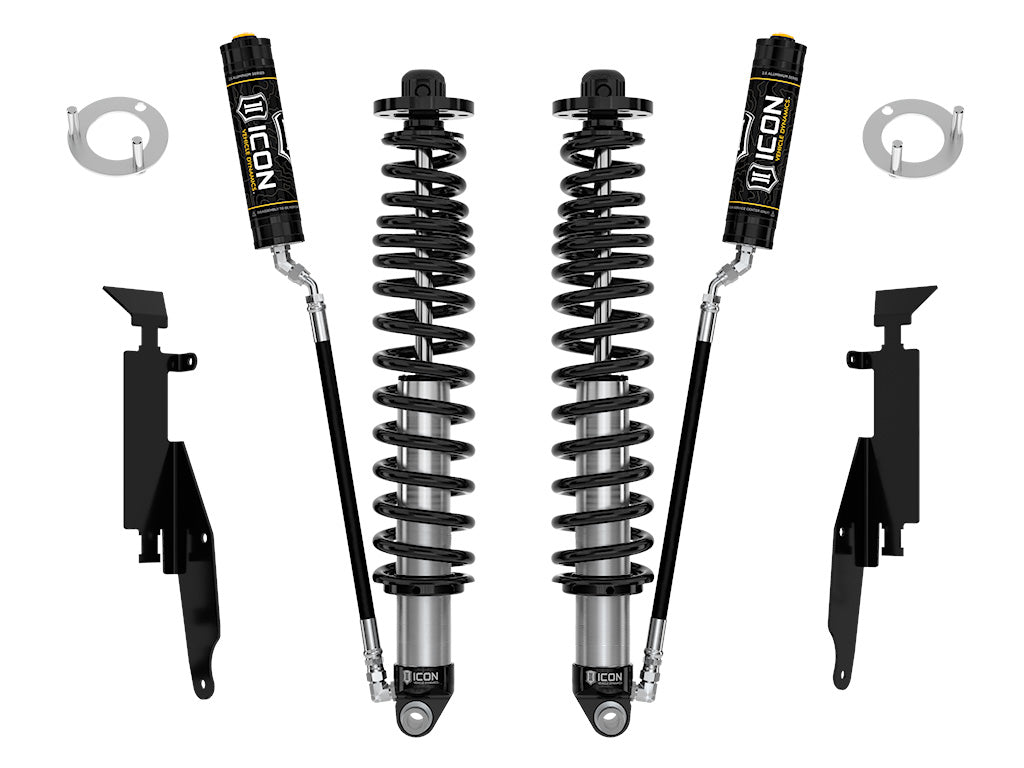 ICON 2021-2026 Ford Bronco Rear 1.25-3" Lift VS 2.5 Coilovers Remote Res Heavy Rate Springs Pair