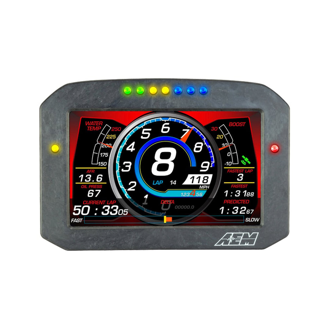 AEM CD-7FG Carbon Flat Panel Non-Logging Display | SKU 30-5702F