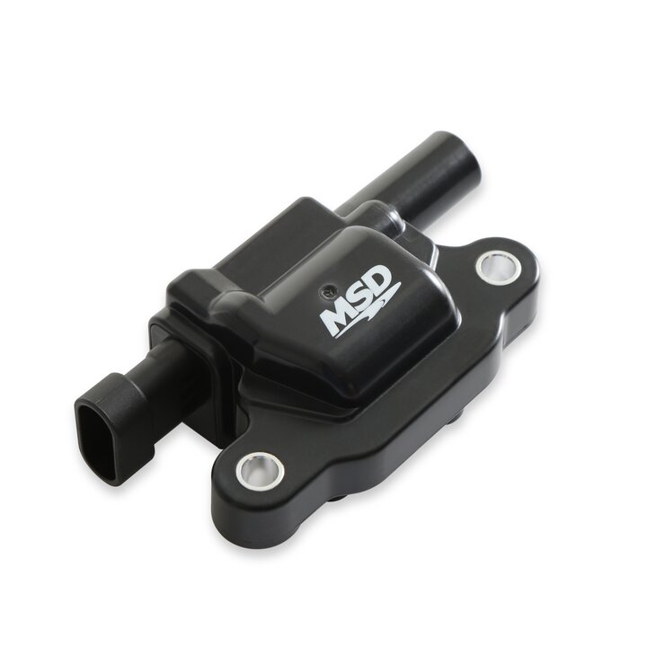 MSD Ignition Coil - Blaster Series - LS2/LS3/LS4/LS7/LS9 Engines -Black - 8-Pack | SKU 826583