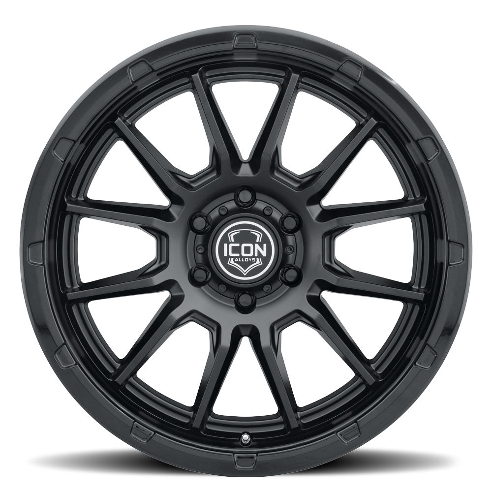 ICON Alloys Cajon Double Black 20x9 6x135 16mm Offset 5.625" BS (8320906356DB)