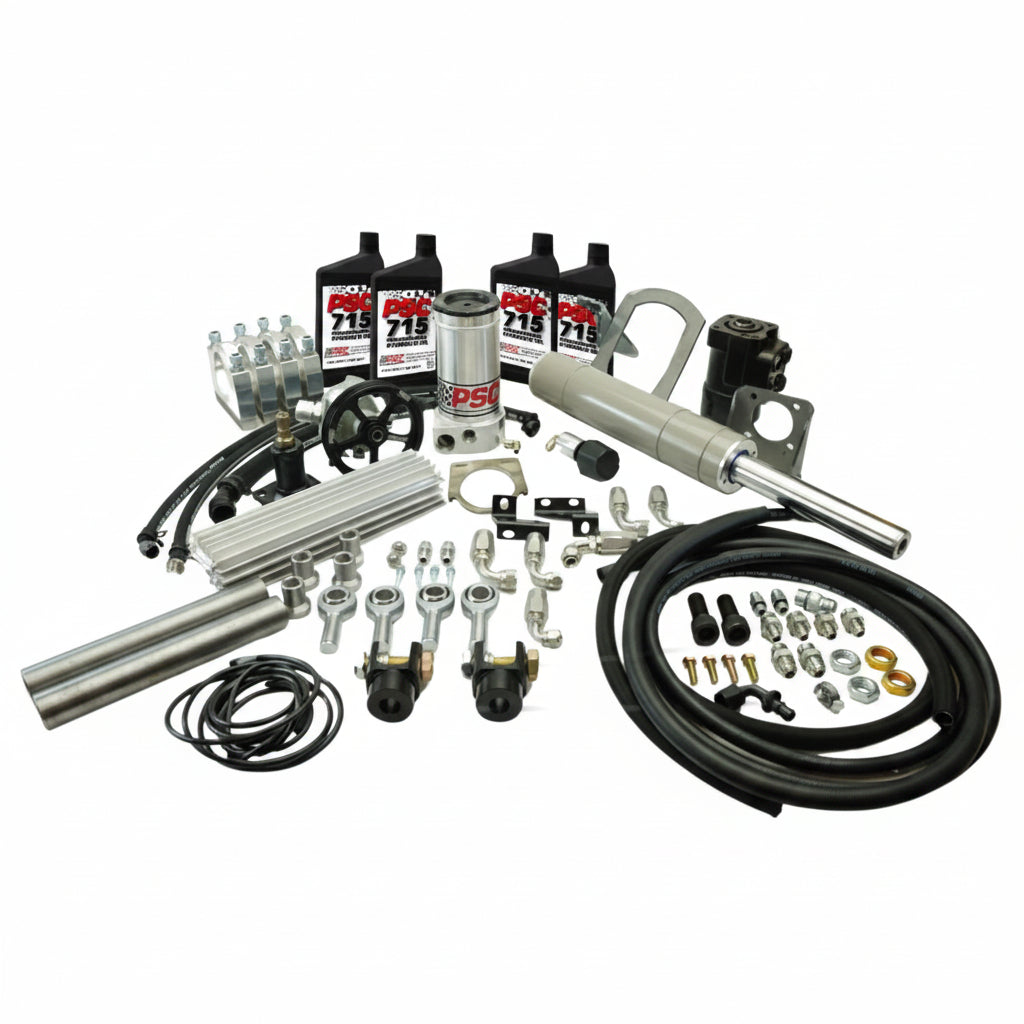 PSC Full Hydraulic Steering Kit Jeep XJ 4L (1987-1995) Up to 40" Tires FHK100XJ1 | SKU FHK100XJ1