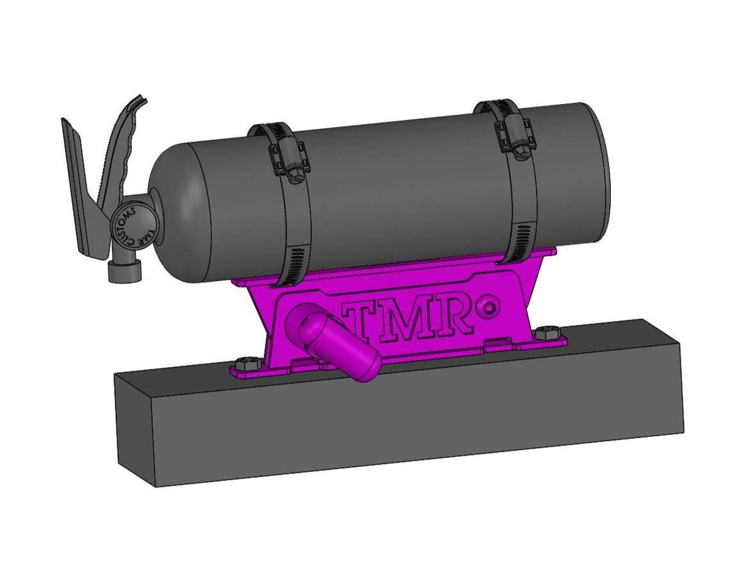 TMR Customs Rapid Release Fire Extinguisher Mount - DIY KIT