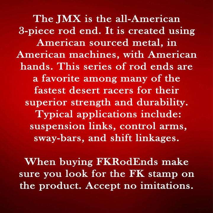 TMR Customs FK Rod End - 1"-14 Thread, 1" Hole
