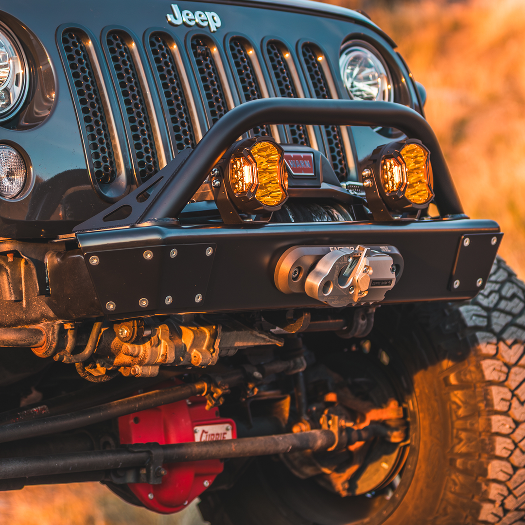 Savvy Legacy Front Bumper Hard Core Corners (Stainless Steel) - 2007-2026 Jeep JK/JL/JT