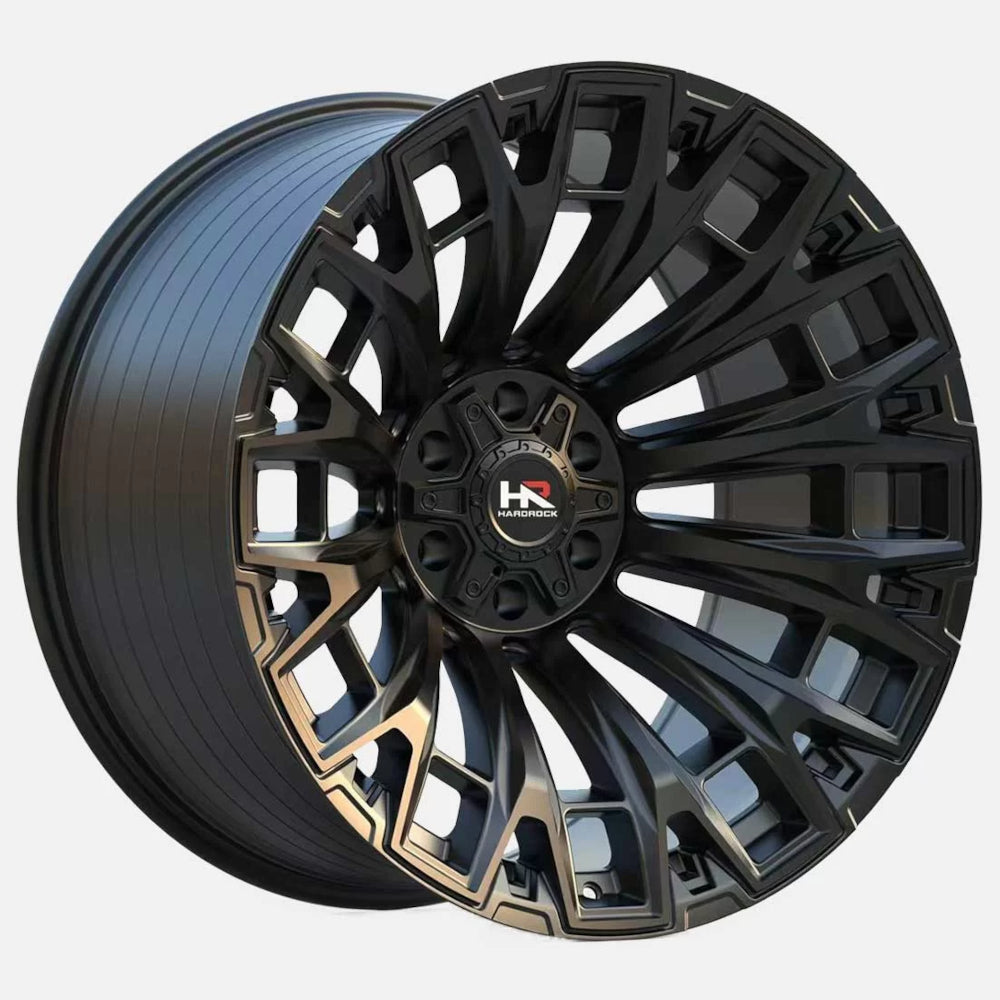 Hardrock Offroad H110 | 17x9 | 5 On 127 | Offset -12 | Satin Black | SKU H110-179073112BB