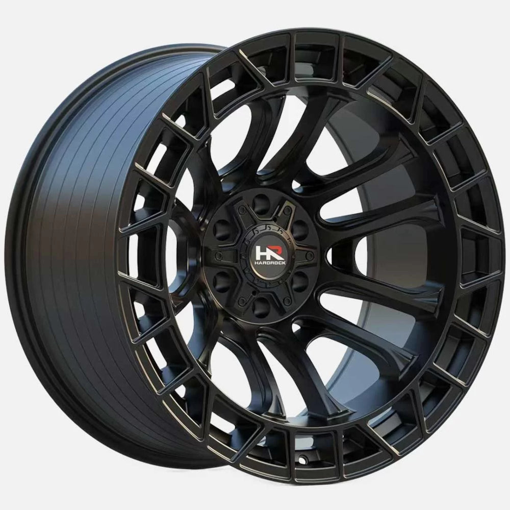 Hardrock Offroad H111 | 20x10 | 5 On 127 | Offset -19 | Satin Black | SKU H111-201073119BB