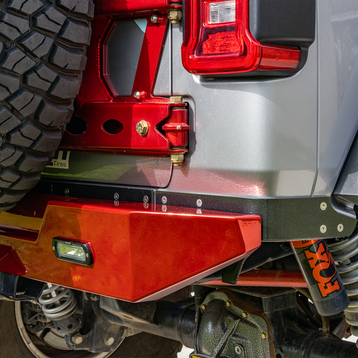 Savvy Rear Bumper Bolt On (Aluminum Krawler Lite) - 2018-2026 Jeep JL/JLU