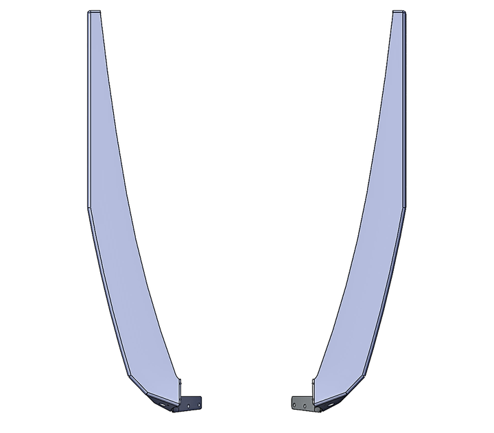 Savvy Front High Line Fenders (Legacy Aluminum) - 1997-2006 Jeep TJ/LJ