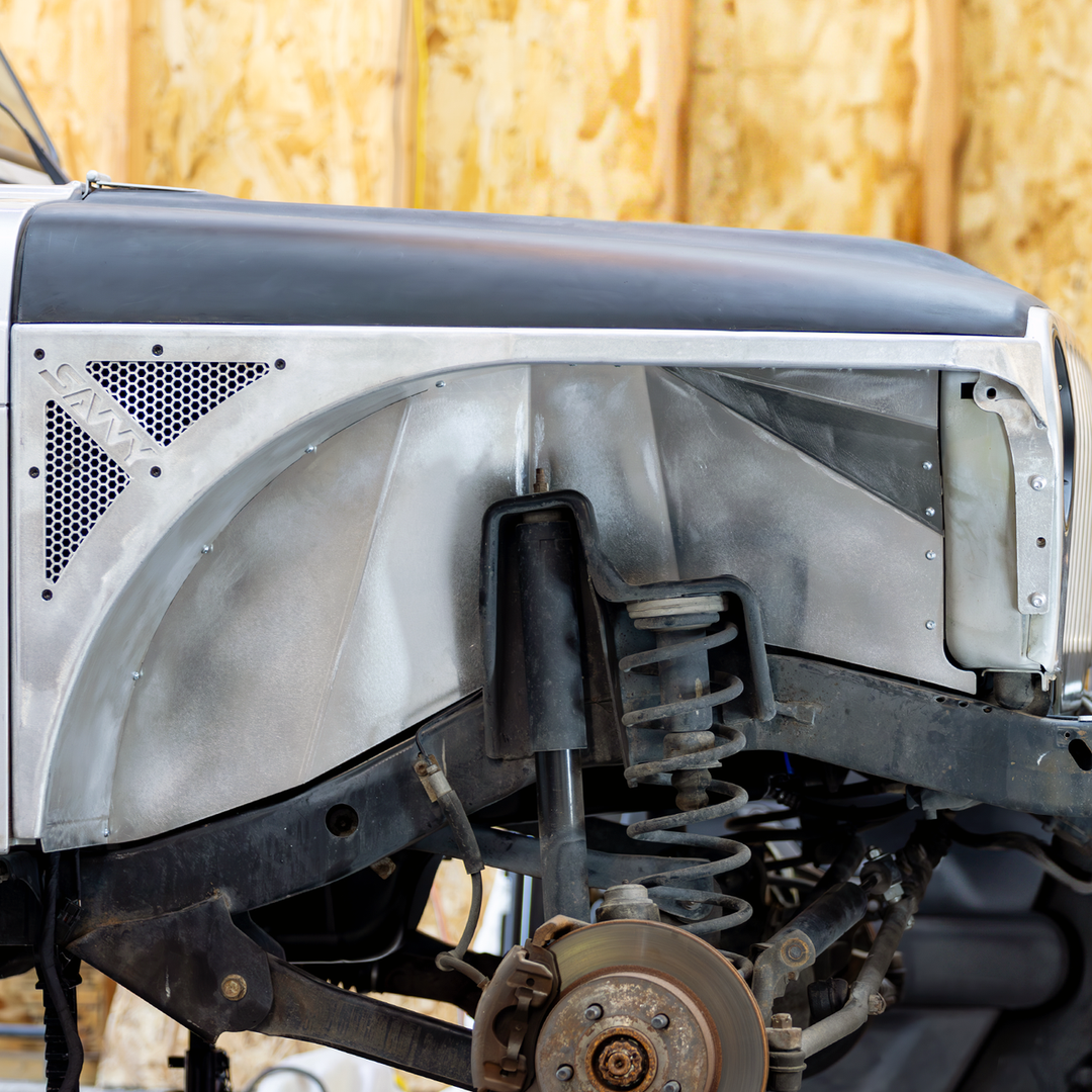 Savvy Front High Line Fenders (Legacy Aluminum) - 1997-2006 Jeep TJ/LJ