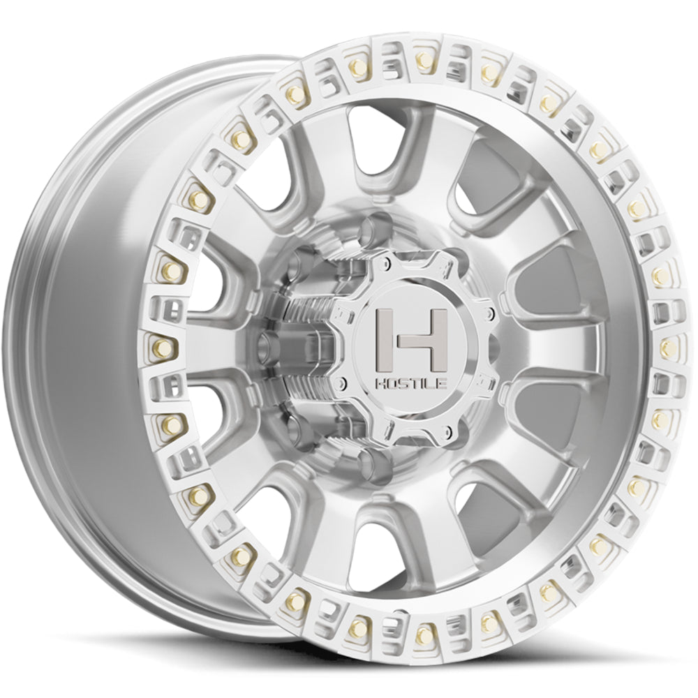 Hostile H138 Crawler | 18x9 | 8 On 180 | Offset 12 | Machined | SKU H138-1890818055M