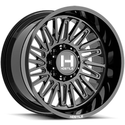Hostile H143 Rampage | 20x10 | 8 On 170 | Offset -19 | Asphalt | SKU H143-2010817047SA