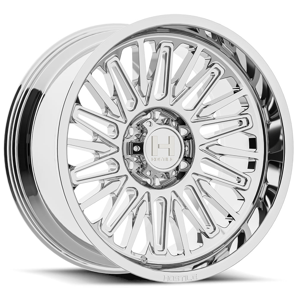 Hostile H143 Rampage | 20x10 | 6 On 139.7 | Offset -19 | Chrome (Armor Plated) | SKU H143-2010655047C