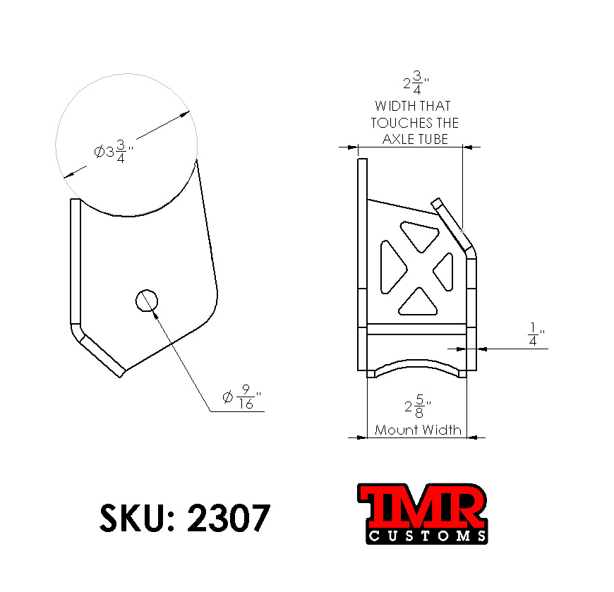 TMR Customs Super Duty Dana 60 Lower Link Brackets