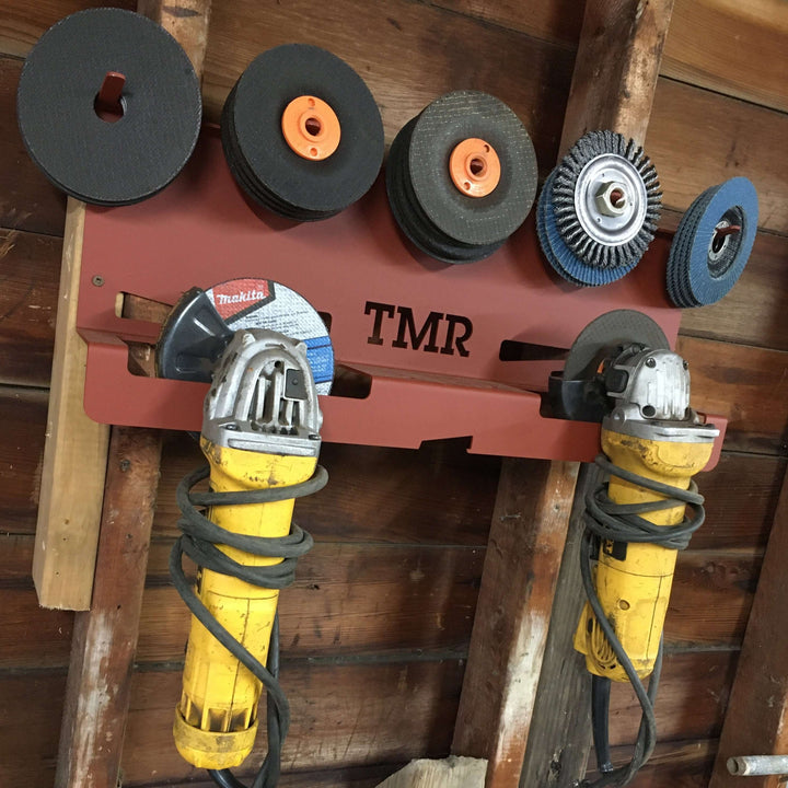 TMR Customs Angle Grinder & Abrasive Organizer