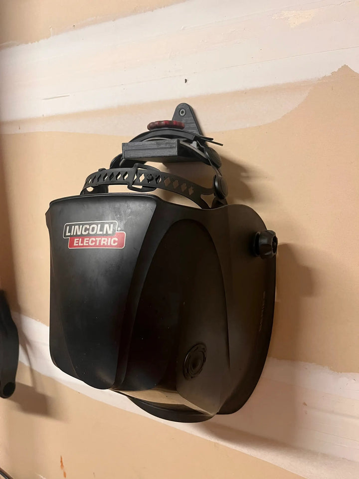 Welding Hood Wall Hanger - Skinny Pedal Racing
