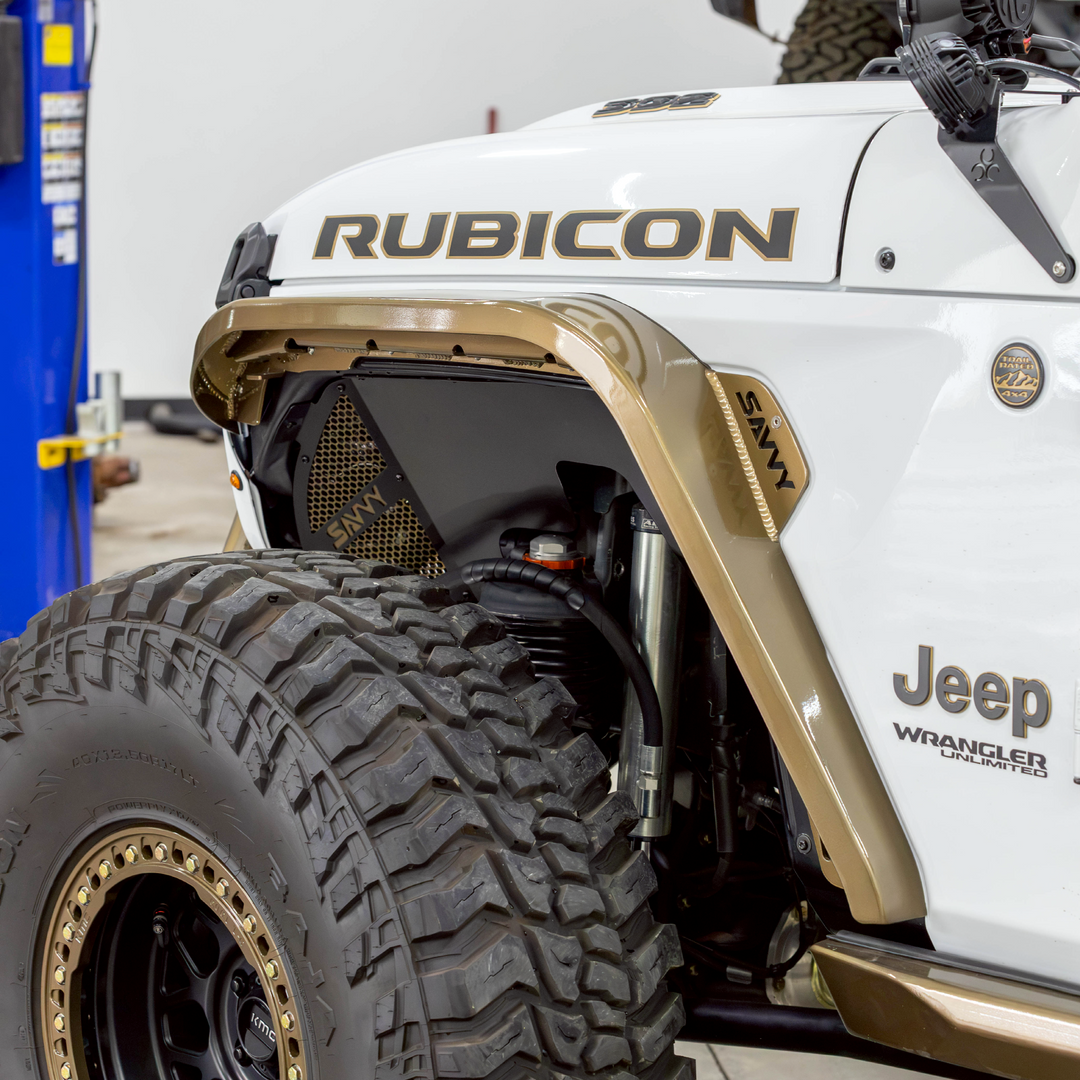 Savvy Ultra Highline Fender Kit (Aluminum Front & Rear Fenders) - 2018-2027 Jeep JL/JLU