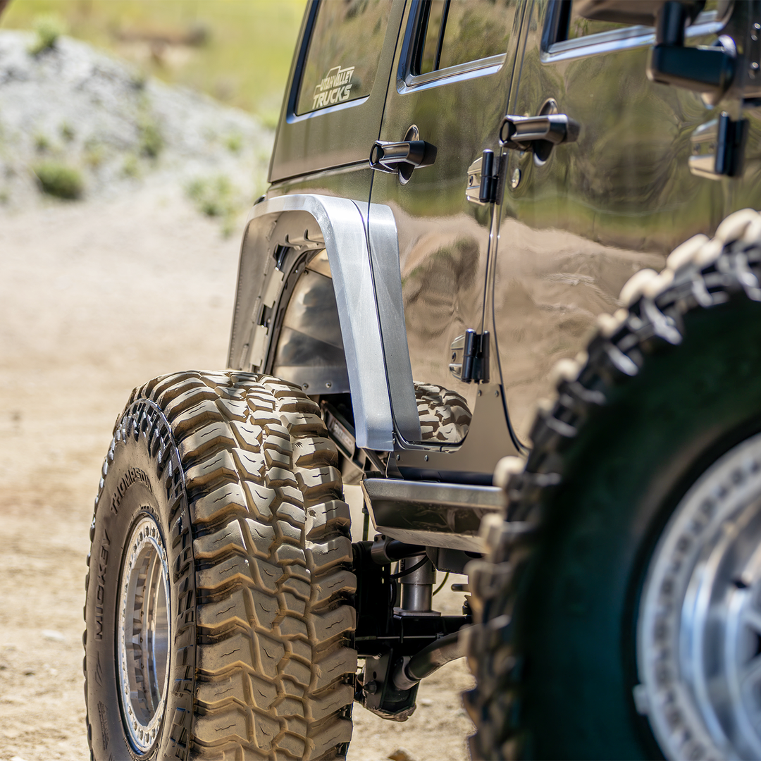Savvy Rear Ultra High Line Fenders (Aluminum) - 2007-2018 Jeep JK/JKU