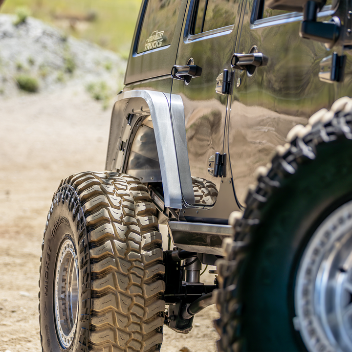 Savvy Rear Ultra High Line Fenders (Aluminum) - 2007-2018 Jeep JK/JKU