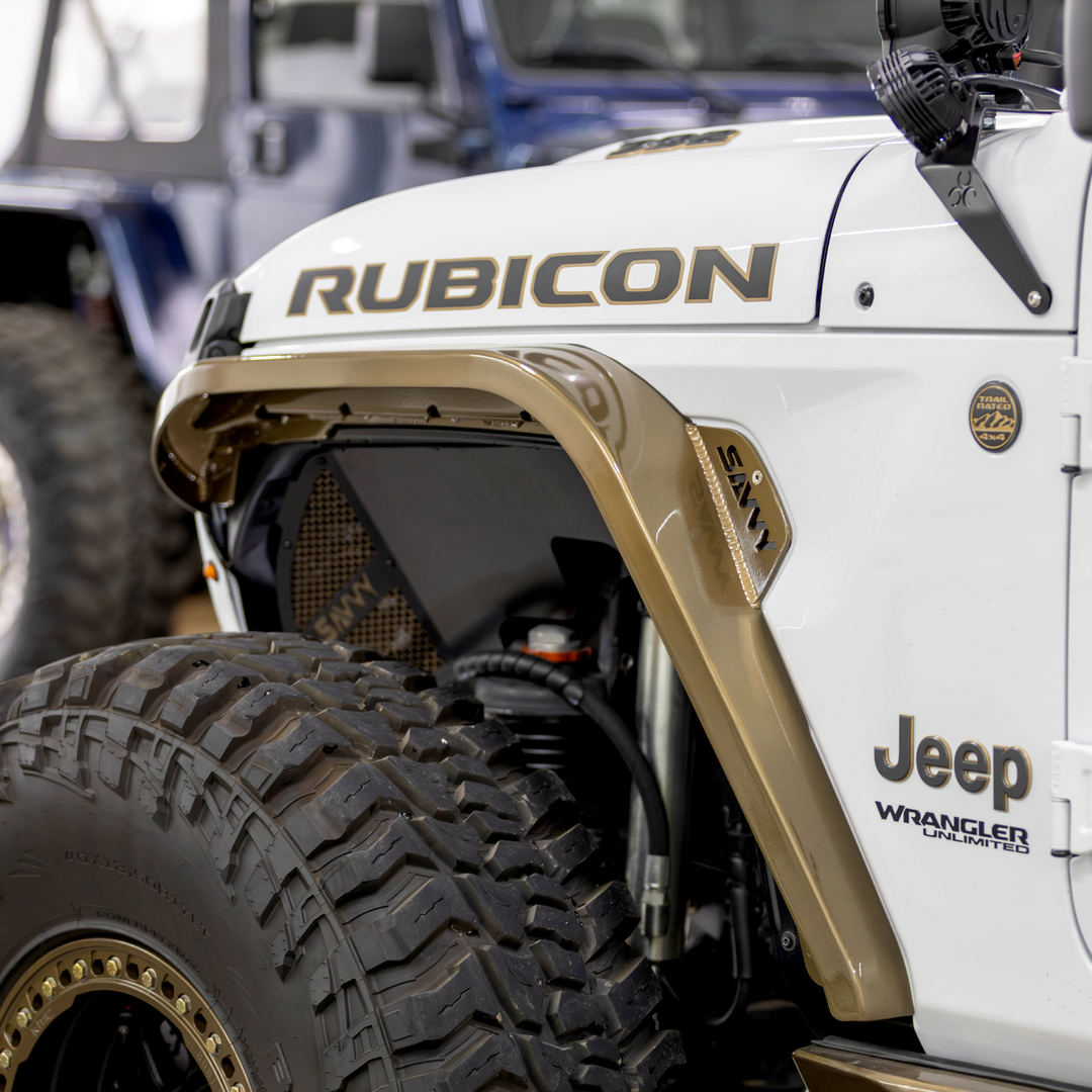 Savvy Front Ultra Highline Fenders (Aluminum) - 2018-2026 Jeep JL/JLU/JT