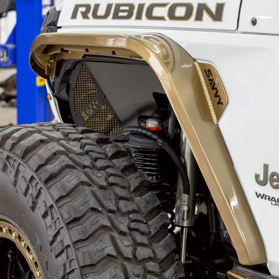 Savvy Front Ultra Highline Fenders (Aluminum) - 2018-2026 Jeep JL/JLU/JT