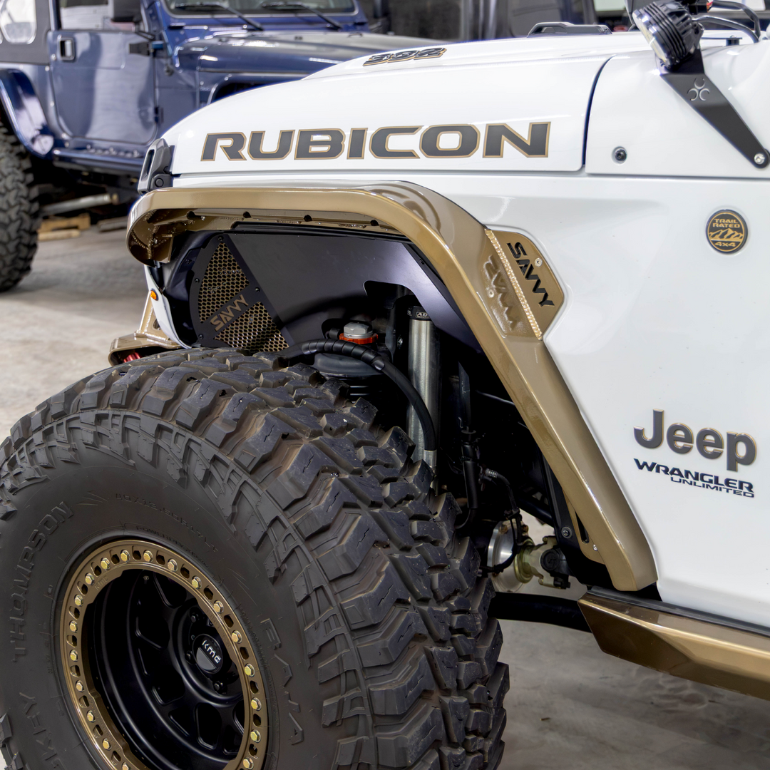 Savvy Front Ultra Highline Fenders (Aluminum) - 2018-2026 Jeep JL/JLU/JT