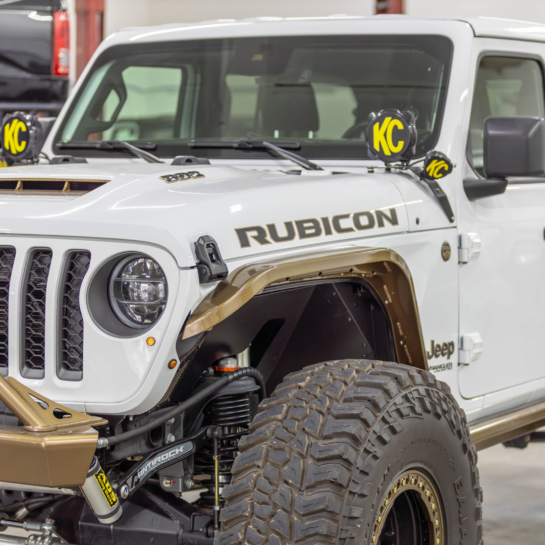 Savvy Front Ultra Highline Fenders (Aluminum) - 2018-2026 Jeep JL/JLU/JT
