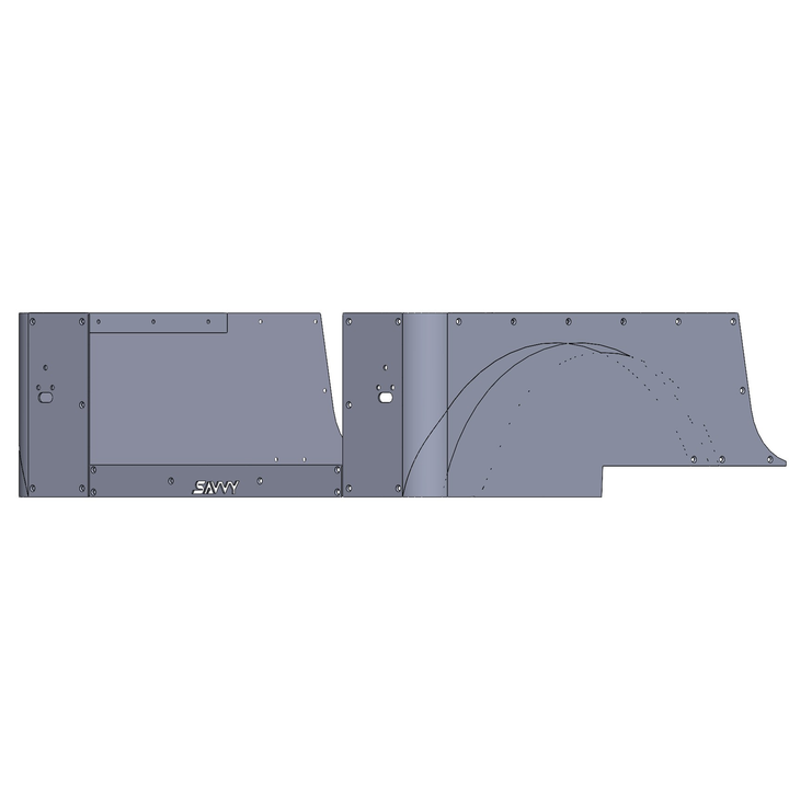 Savvy Legacy Aluminum Corner Armor - 1997-2006 Jeep TJ