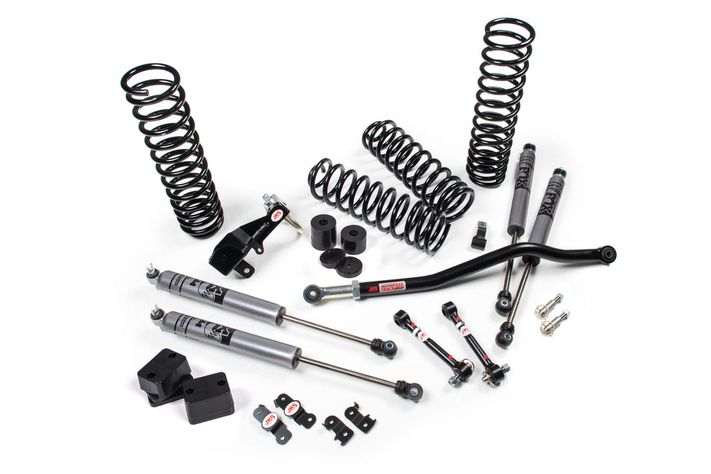 2007-2018 Jeep Wrangler JK J-Venture 3.5 Inch Lift Kit 4 Door with FOX 2.0 Performance Series Shocks | JKS JSPEC100KFP