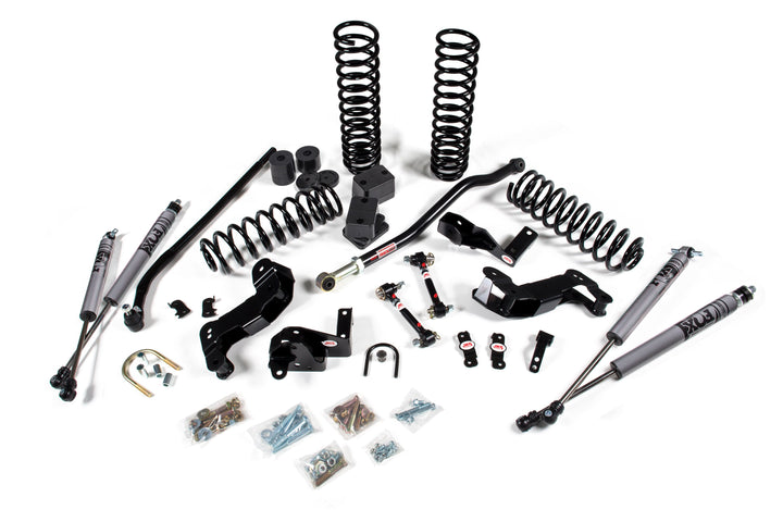 2007-2018 Jeep Wrangler JK J-Kontrol 3.5 Inch Lift Kit 4 Door with FOX 2.0 Performance Series Shocks | JKS JSPEC108KFP