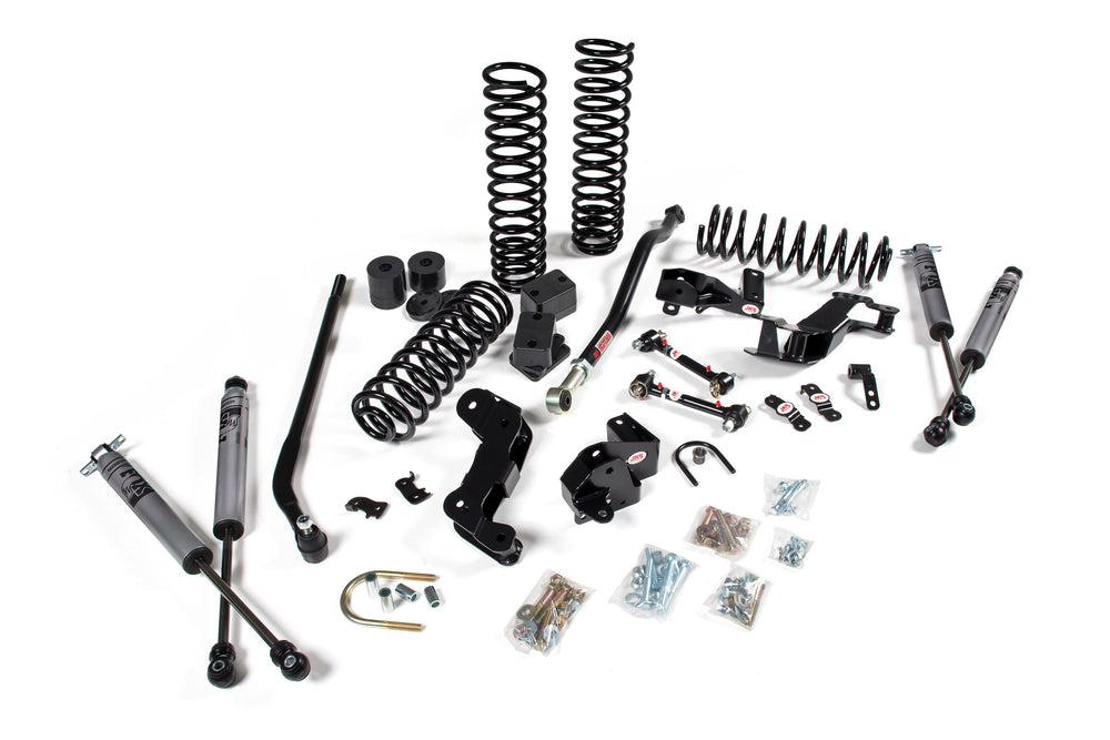 2007-2018 Jeep Wrangler JK J-Kontrol 3.5 Inch Lift Kit 4 Door with FOX 2.0 Adventure Series Shocks | JKS JSPEC108KFA