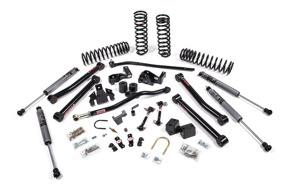 2007-2018 Jeep Wrangler JK J-Konnect 3.5 Inch Lift Kit 2 Door with FOX 2.0 Adventure Series Shocks | JKS JSPEC114KFA
