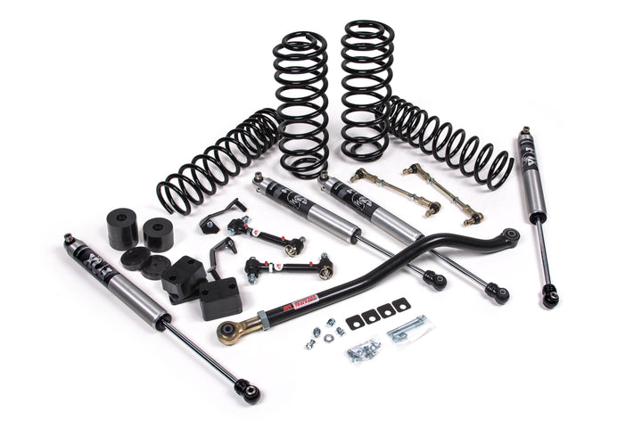 2018-2027 Jeep Wrangler JL J-Venture 3 Inch Lift Kit 2 Door with FOX 2.0 Performance Series Shocks Heavy Duty Rate Coils | JKS JSPEC133KFP