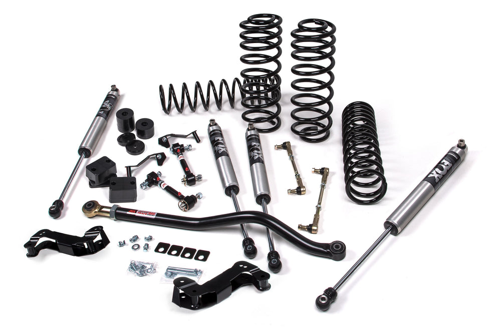 2020-2025 Jeep Wrangler JL Diesel/392 J-Kontrol 2.5 Inch Lift Kit 4 Door with FOX 2.0 Performance Series Shocks | JKS JSPEC166KFP