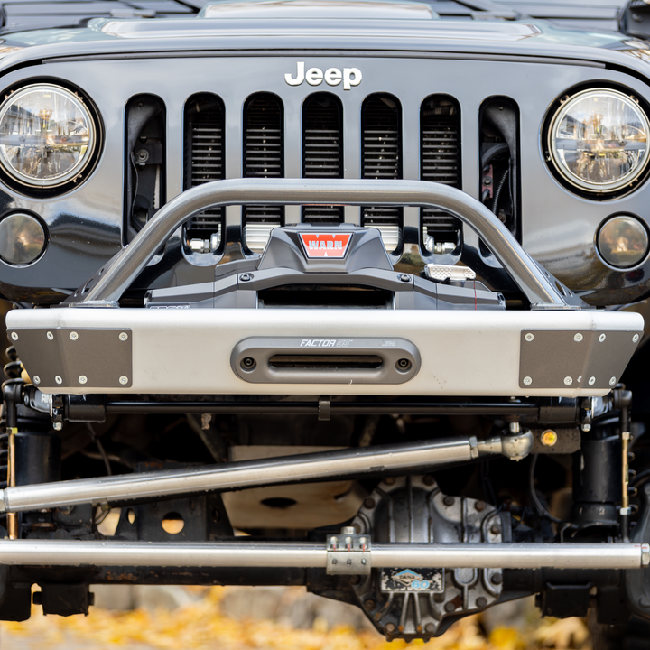Savvy Front Bumper with Hoop (Legacy 6061 Aluminum) - 2007-2018 Jeep JK/JKU