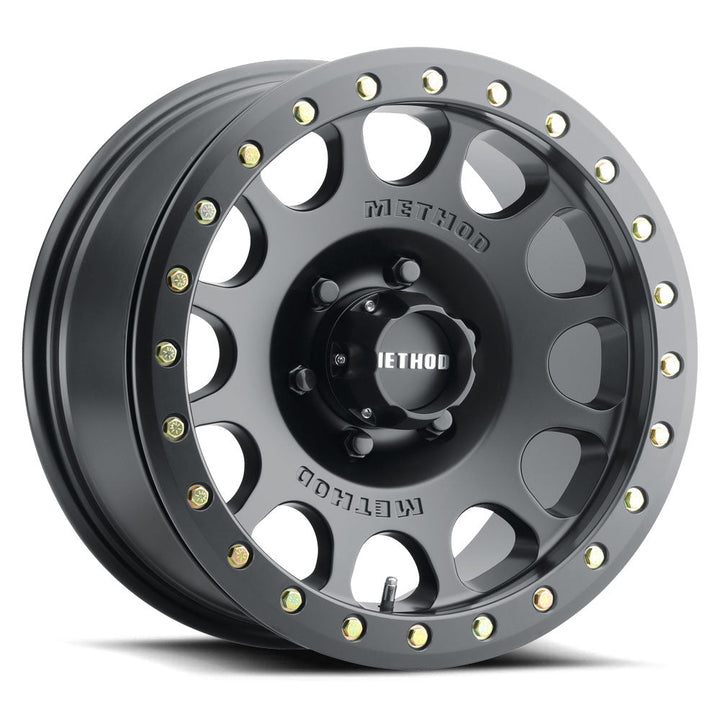 Method Race Wheels Beadlock MR105 | 17x9 | 5 On 127 | Offset -38 | Matte Black | Lip 1.77"