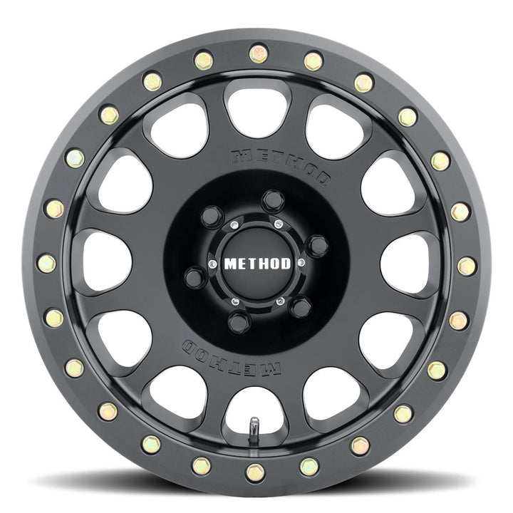 Method Race Wheels Beadlock MR105 | 17x9 | 5 On 127 | Offset -38 | Matte Black | Lip 1.77"