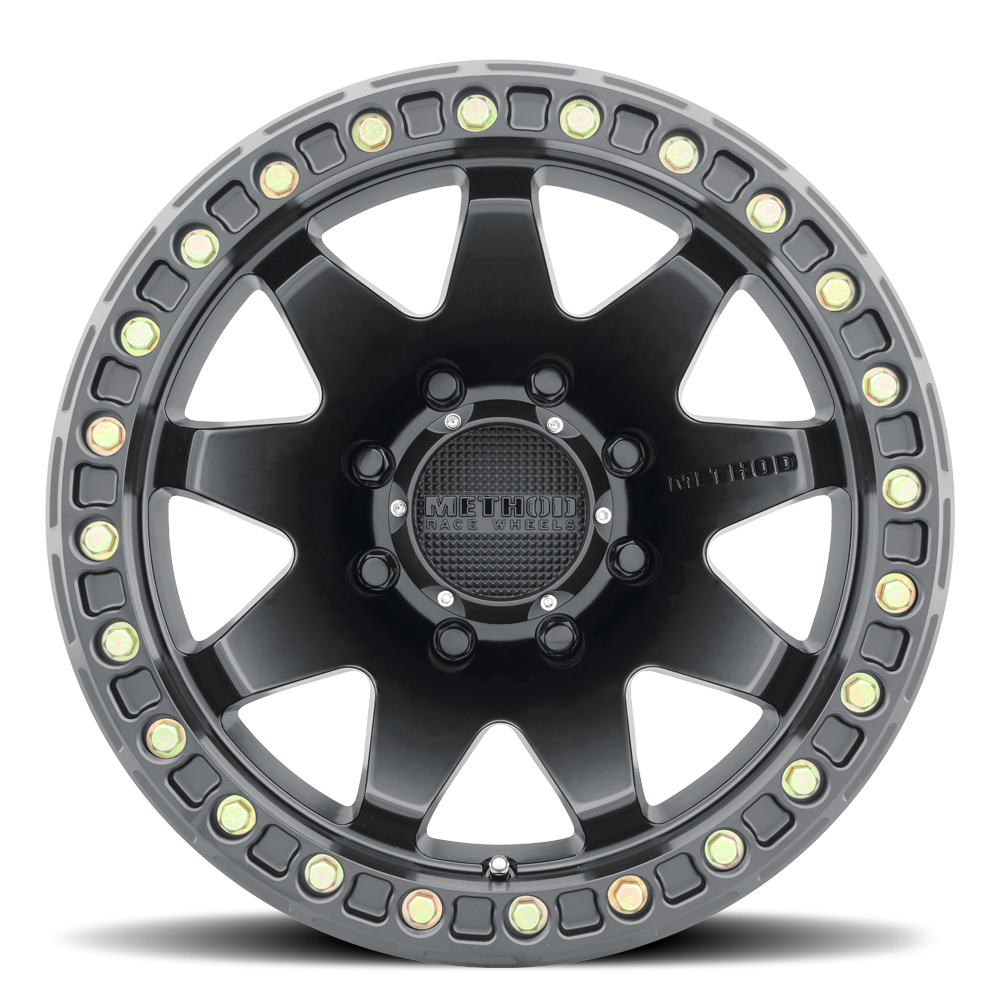 Method Race Wheels MR108 | 17x9 | 8 On 170 | Offset -44 | Matte Black | Lip 0.63"