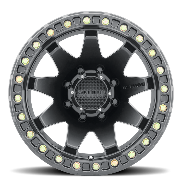 Method Race Wheels MR108 | 17x9 | 8 On 170 | Offset -44 | Matte Black | Lip 0.63"