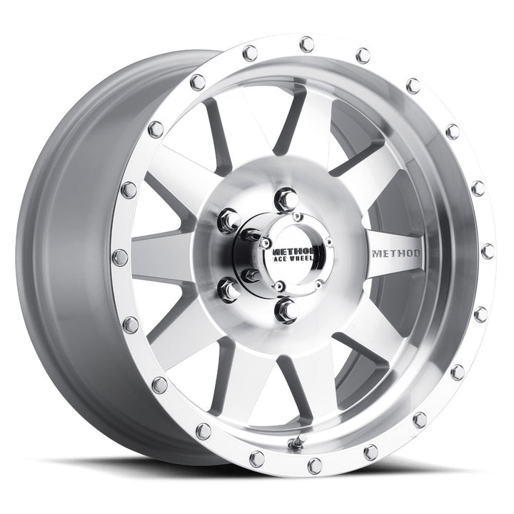 Method Race Wheels The Standard MR301 | 17x9 | 5 On 139.7 | Offset -12 | Machined | Lip 3.46"